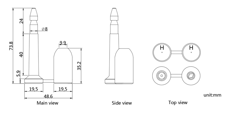 BC-B101 bolt seal show