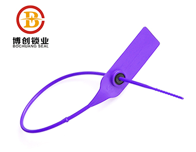 P418 Indicative plastic security seal adjustable pull tight plastic straps seal