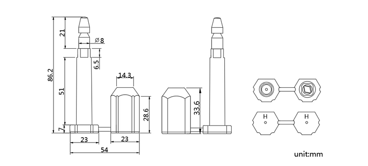  bolt seal CAD 205