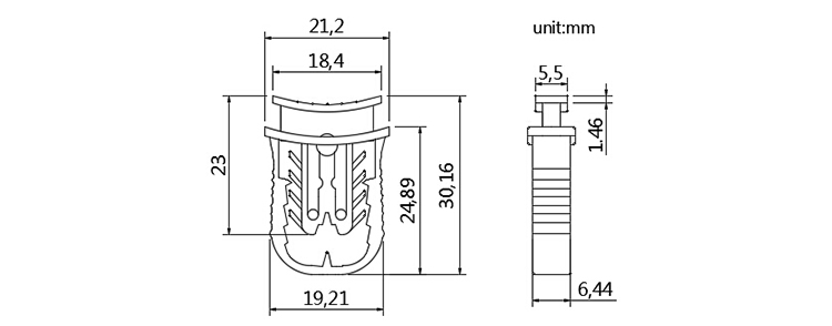 Fire Protection Plastic Security bolt seal en español CAD